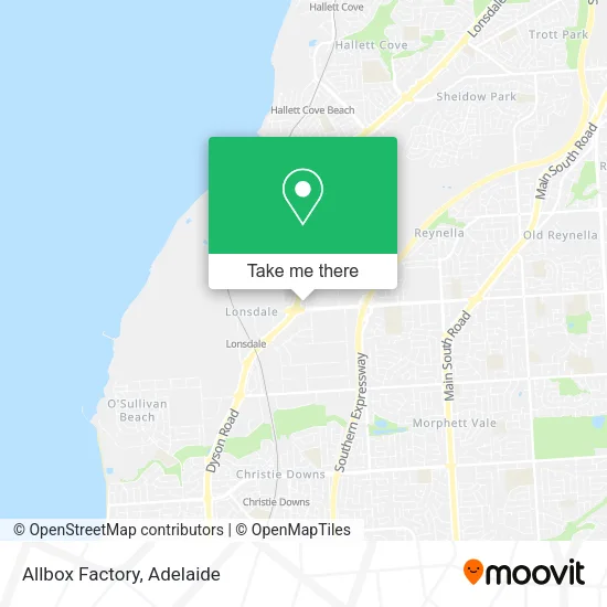 Mapa Allbox Factory