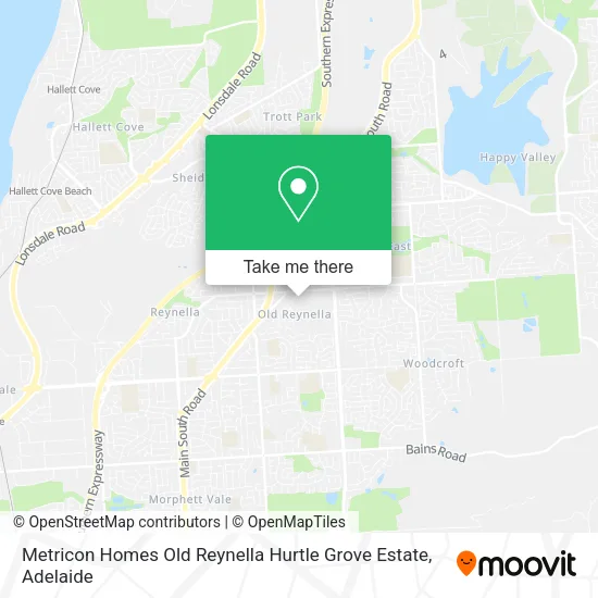 Metricon Homes Old Reynella Hurtle Grove Estate map