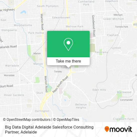 Mapa Big Data Digital Adelaide Salesforce Consulting Partner
