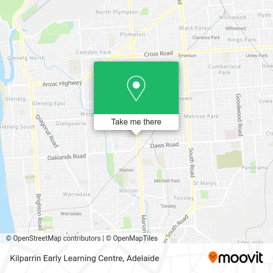Mapa Kilparrin Early Learning Centre