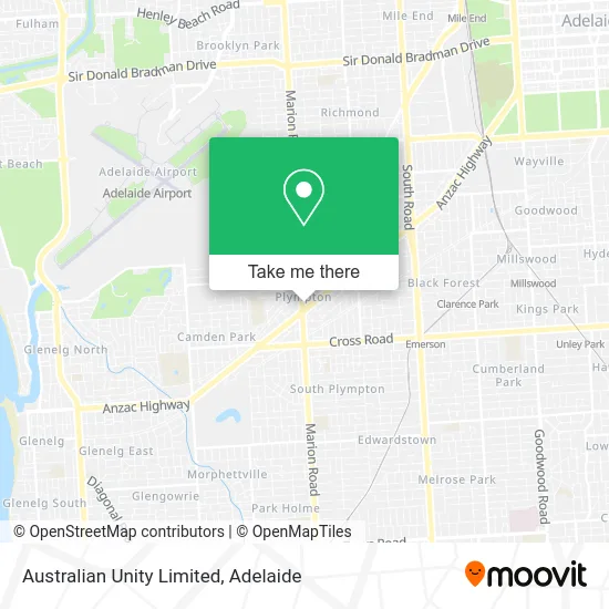 Mapa Australian Unity Limited