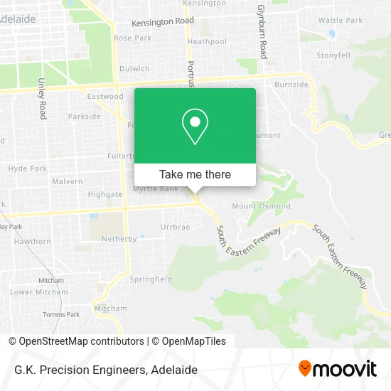 G.K. Precision Engineers map