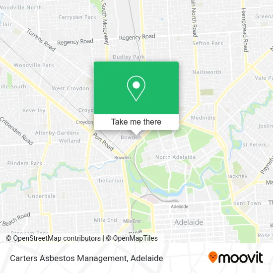 Carters Asbestos Management map