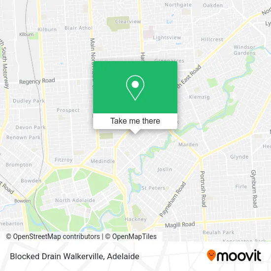 Blocked Drain Walkerville map