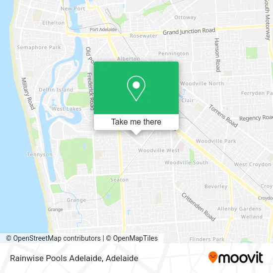 Rainwise Pools Adelaide map
