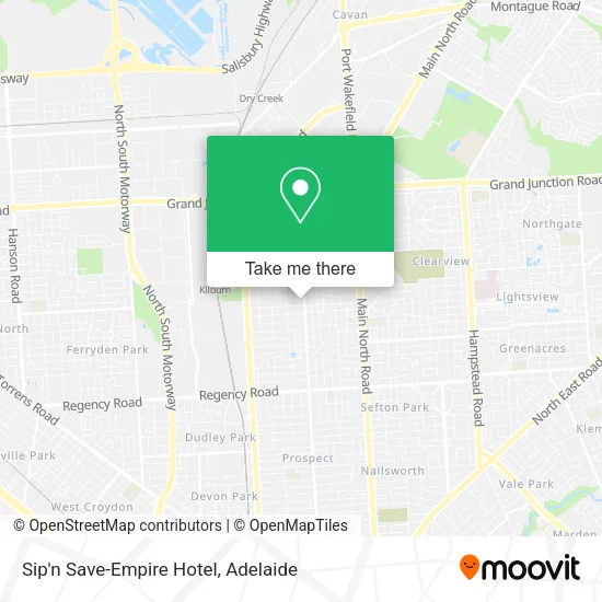 Sip'n Save-Empire Hotel map