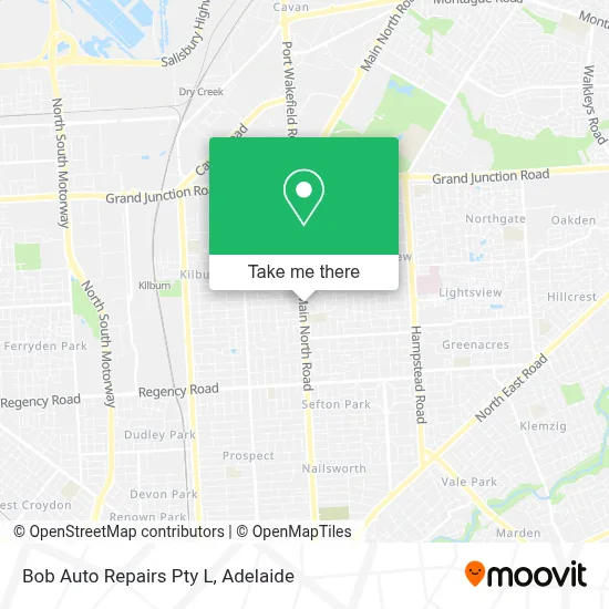 Mapa Bob Auto Repairs Pty L
