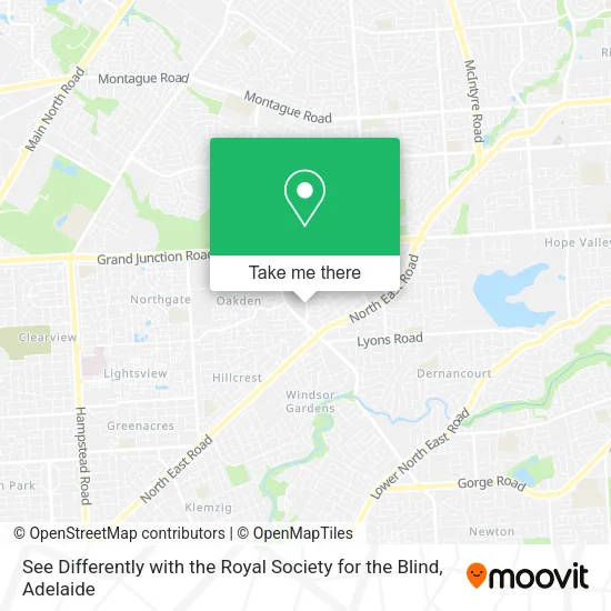 See Differently with the Royal Society for the Blind map
