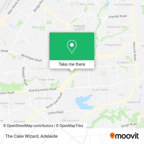 Mapa The Cake Wizard