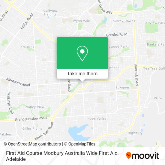 First Aid Course Modbury Australia Wide First Aid map