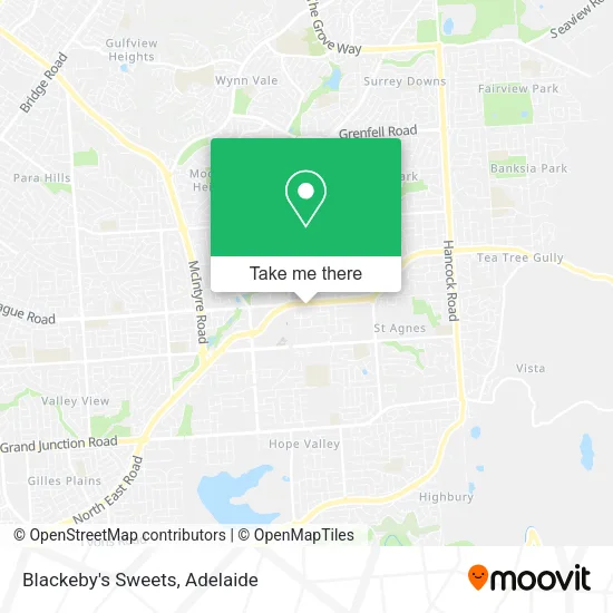 Mapa Blackeby's Sweets