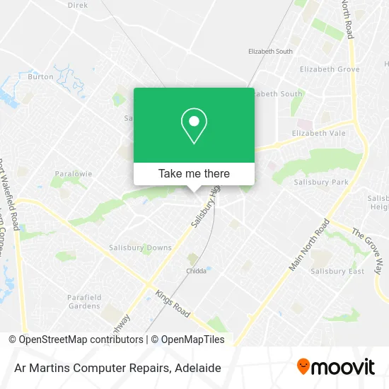 Mapa Ar Martins Computer Repairs