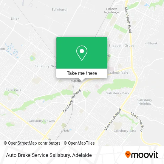 Mapa Auto Brake Service Salisbury