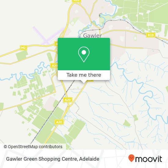 Mapa Gawler Green Shopping Centre