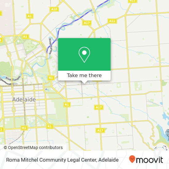 Roma Mitchel Community Legal Center map