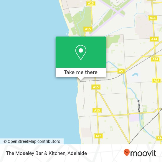Mapa The Moseley Bar & Kitchen