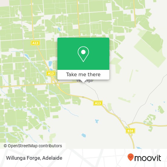 Mapa Willunga Forge