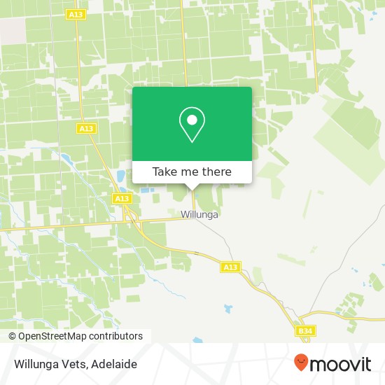Willunga Vets map