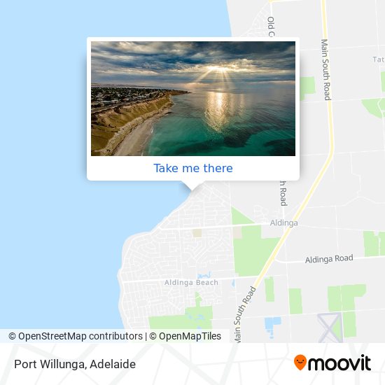 Mapa Port Willunga