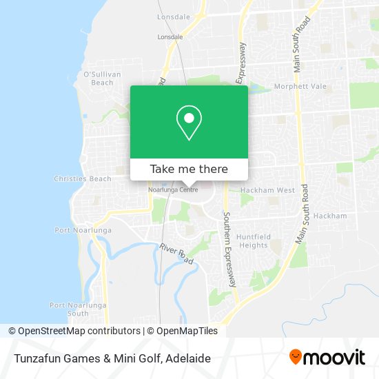 Tunzafun Games & Mini Golf map