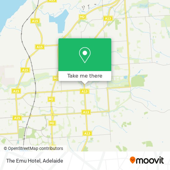 The Emu Hotel map