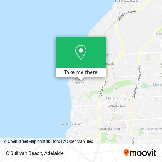 O'Sullivan Beach map