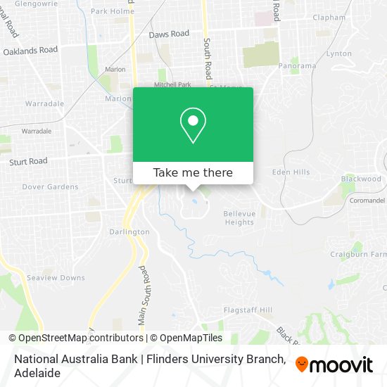 National Australia Bank | Flinders University Branch map