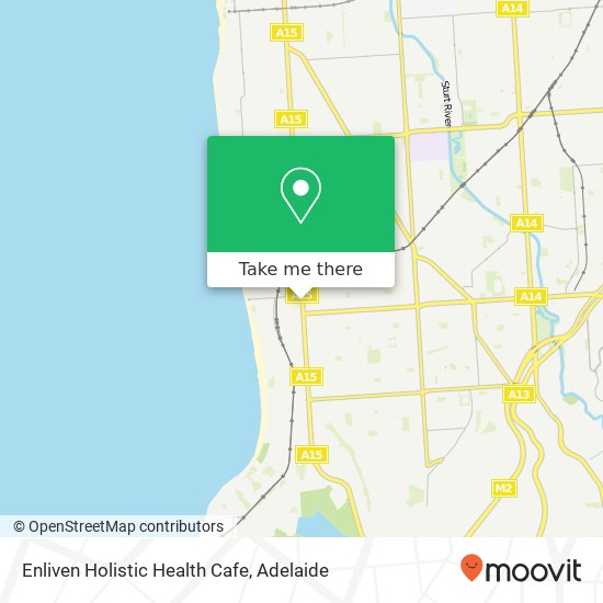 Mapa Enliven Holistic Health Cafe