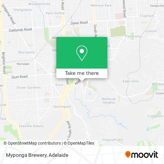Myponga Brewery map
