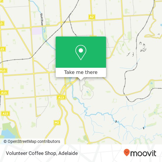 Volunteer Coffee Shop map