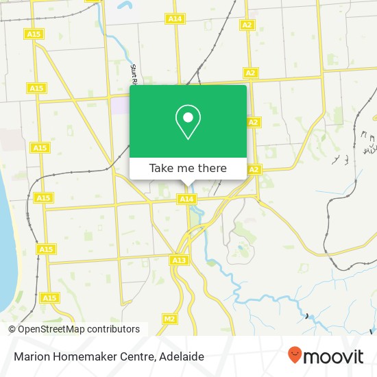 Marion Homemaker Centre map