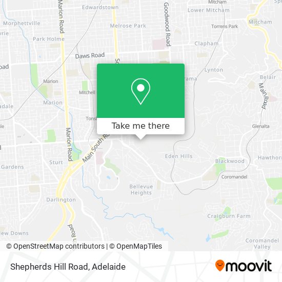 Mapa Shepherds Hill Road