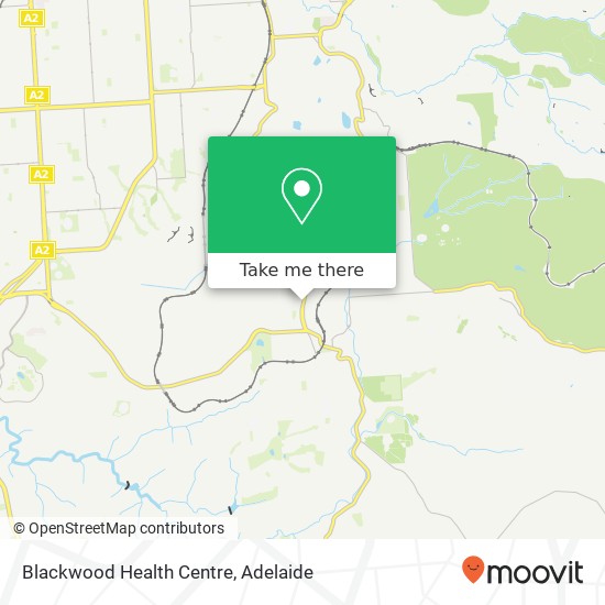 Blackwood Health Centre map