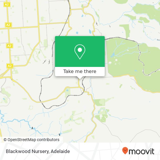 Mapa Blackwood Nursery