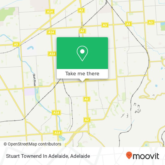 Mapa Stuart Townend In Adelaide