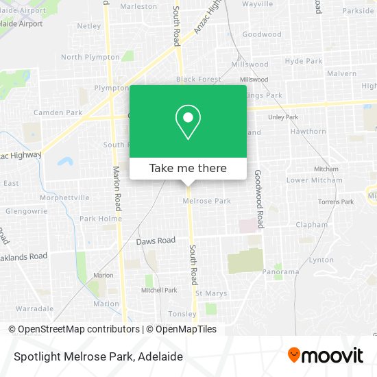 Spotlight Melrose Park map