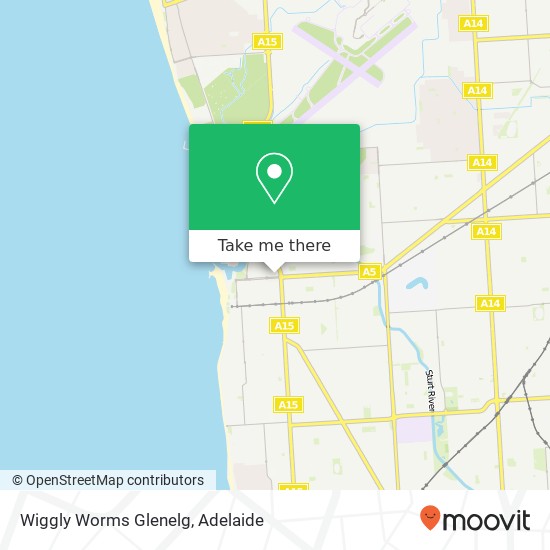 Wiggly Worms Glenelg map