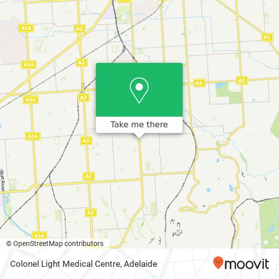 Colonel Light Medical Centre map