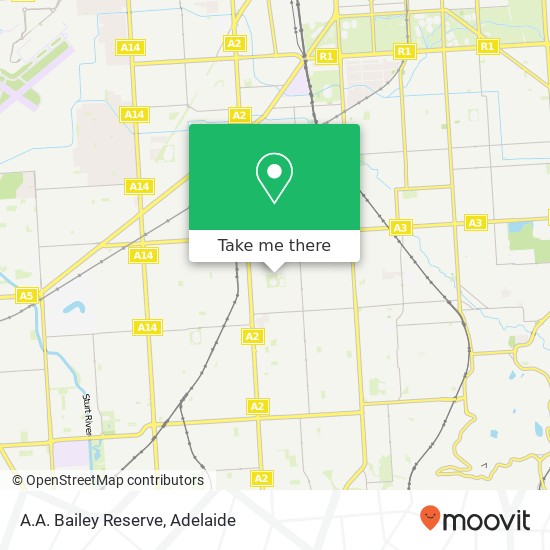 Mapa A.A. Bailey Reserve