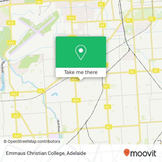 Mapa Emmaus Christian College