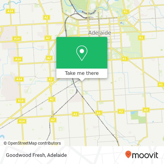 Goodwood Fresh map