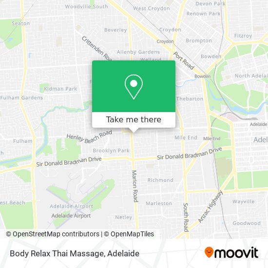 Body Relax Thai Massage map
