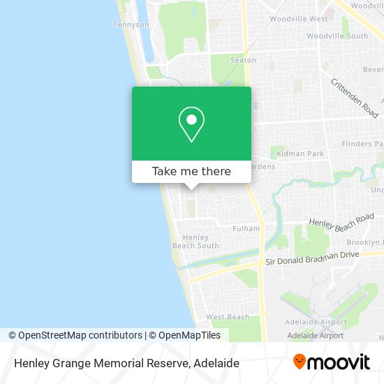 Mapa Henley Grange Memorial Reserve