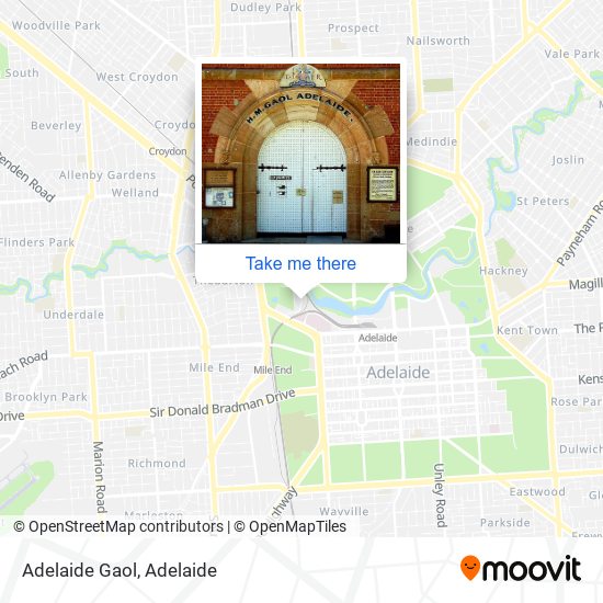 Mapa Adelaide Gaol