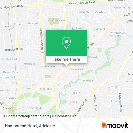 Hampstead Hotel map