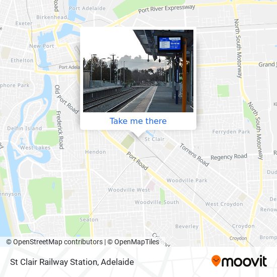 Mapa St Clair Railway Station