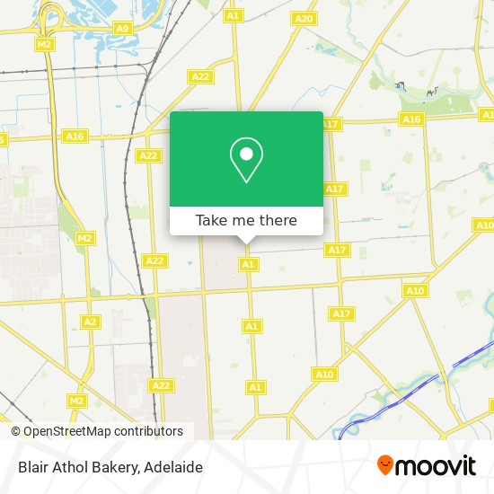 Blair Athol Bakery map