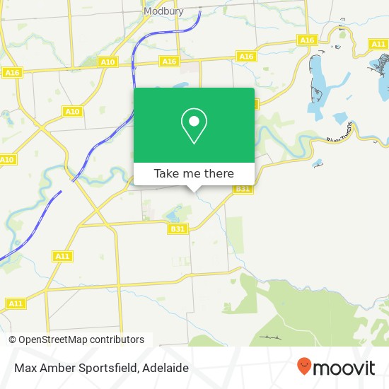 Mapa Max Amber Sportsfield