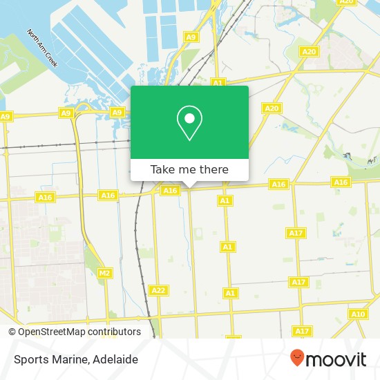 Mapa Sports Marine