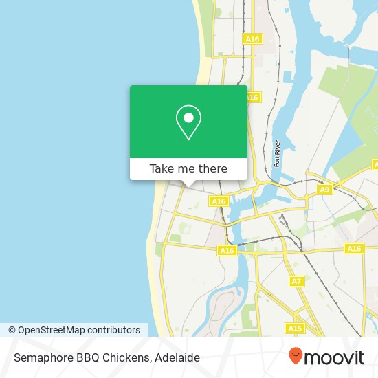 Semaphore BBQ Chickens map